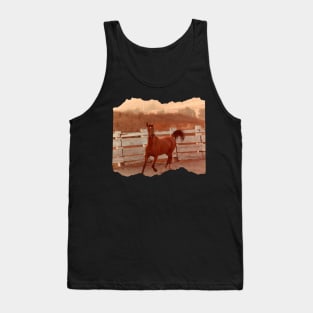 Bay Arabian Horse Tank Top